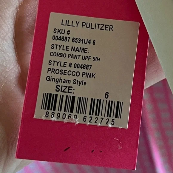 NWT!! Lilly Pulitzer Corso Pant UPF 50+ - Picture 3 of 3